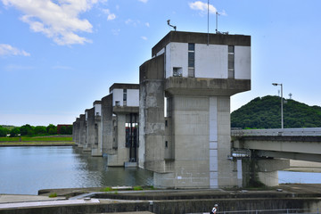 兵庫県・加古川大堰