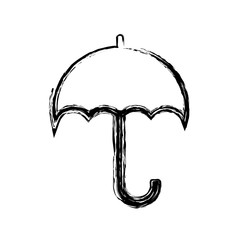 umbrella icon over white background vector illustration