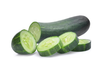 Cucumber isolated on white background