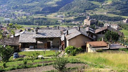hameau d'Etavel, St Pierre, Val d'Aoste © Jacky Jeannet
