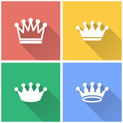 Crown - vector icon.