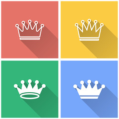 Crown - vector icon.