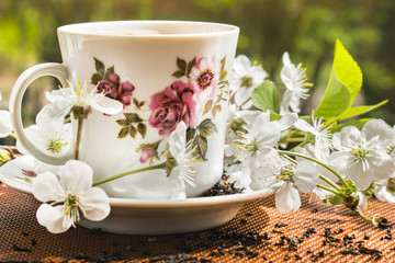 Good morning! Delicious tea in the open air