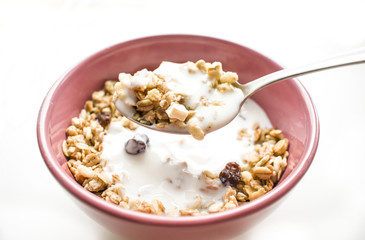 Useful breakfast. Healthy lifestyle. Good morning!