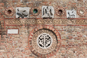 Pomposa Abbey. Ravenna. Walk in ancient art