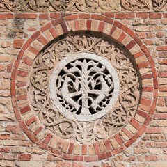 Pomposa Abbey. Ravenna. Walk in ancient art