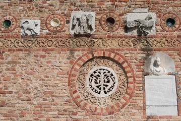Pomposa Abbey. Ravenna. Walk in ancient art