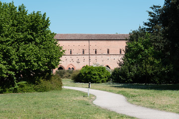 Pomposa Abbey. Ravenna. Walk in ancient art