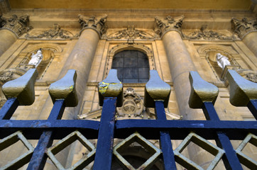 Iron Fence of St. Publius Parish Church in Floriana, Malta