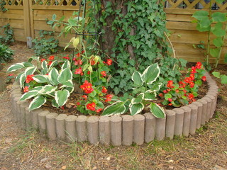 Gartengestaltung Rundbeet