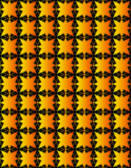 arabic gold star pattern