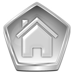 Home Button - 3D illustration