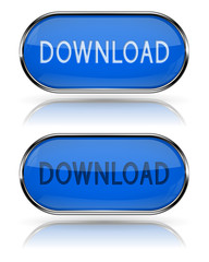 DOWNLOAD blue oval buttons