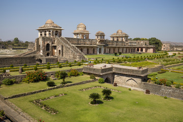 Fototapeta premium Jahaz Mahal , Ship Palace in Mandu, Madhya Pradesh, India