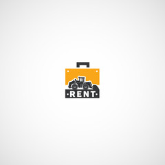 Rent of Heavy Equipment logo. © unien