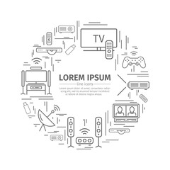 Home theater web banner.