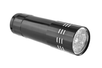 black flashlight