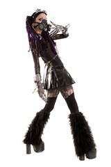 Fototapeta premium Cyber-Gothic girl