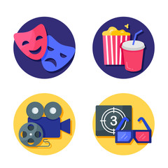 Cinema vector icons
