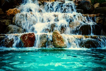 Foto op Plexiglas anti-reflex waterfall © vovan