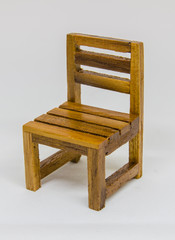 Wood Chair Isolated
