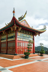 The scenic site of Chin Swee Caves Temple, Genting Highland, Malaysia.
