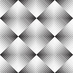 Abstract seamless geometric background of black squares, halftone