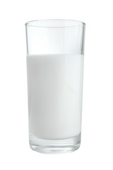 Milk in a glass