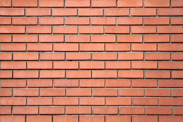 Obraz premium Modern new large red brick wall background
