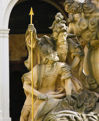 Statues at Loreta Monastery, Prague