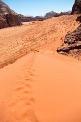 in the desert  sand and mountain adventure destination