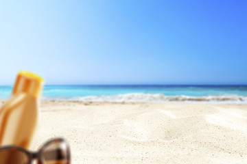 beach background space 