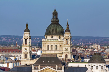Fototapeta na wymiar St. Stephen basilica of Budapest