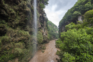 maling river canyon and waterfall, xingyi, guizhou, china