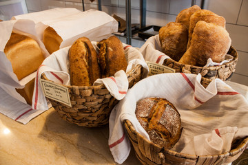 Baskets of Fresh Bread