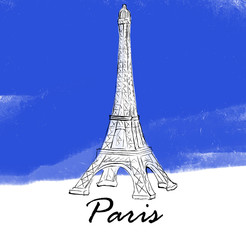 Fototapeta na wymiar Paris illustration
