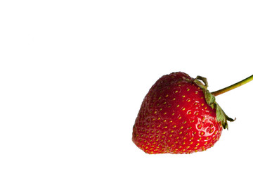 Strawberry isolated on white background. Clipping Path