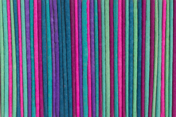 colorful incense stick background.