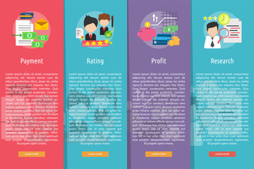 Business and Finance Vertical Banner Concept