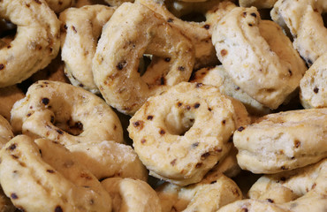 tasty tarallins called TARTALLI or TARALLINI in italian language