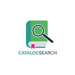 Catalog Search Logo Template Design