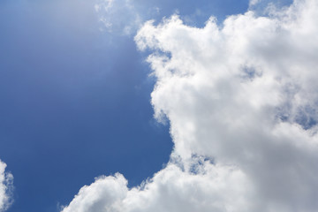 Obraz premium Sky with clouds.