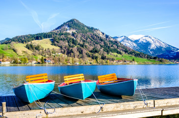 Obraz premium schliersee lake in bavaria