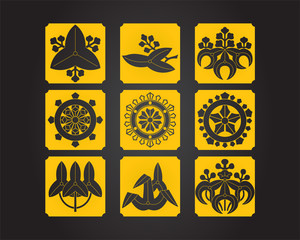 Japanese national ornaments