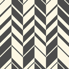 Seamless Zig Zag Pattern. Abstract Black and White Background