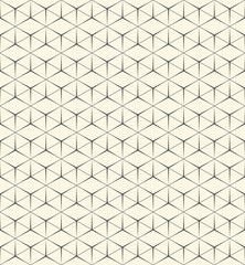 Seamless Cube Pattern. Abstract Wrapping Paper Background. Vector Regular Geometric Texture