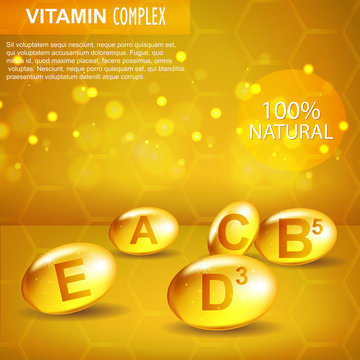 Vitamin Complex. Cosmetics. A, B 5, C, E, D 3. Facial and body care.