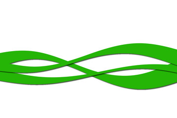 ウェーブ　グリーン　フラット