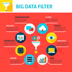 Big Data Filter Infographics