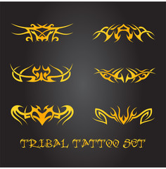 Tribal tattoo ornament
